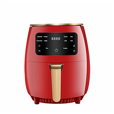 Freidora de aire, saludable sin aceite, pantalla táctil inteligente con pantalla líquida, temporizador de 30 minutos y control de temperatura ajustabl