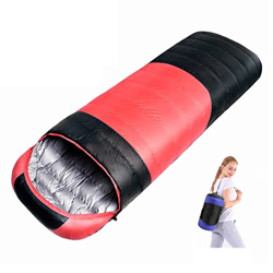 Saco De Dormir De Plumas para Adultos, Saco De Dormir De Viaje Impermeable para Clima Frío, Sacos De Dormir De Mochilero Ligeros para Caminatas Al Air en oferta