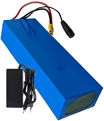 stdpcxz Batería De Bicicleta Eléctrica De Iones De Litio 13S3P, Paquete De Batería De Litio De Batería De Bicicleta Eléctrica De 48V 12Ah, con Cargado