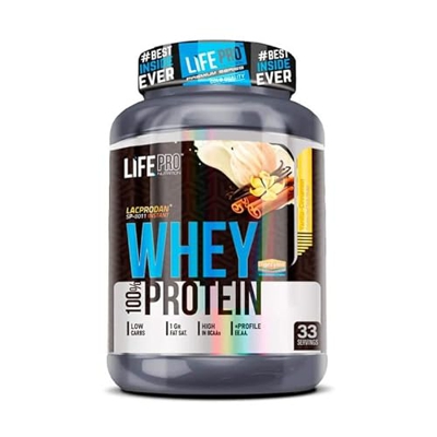 LIFE PRO WHEY PROTEIN SABOR VAINILLA-CINNAMON, 1 KILO