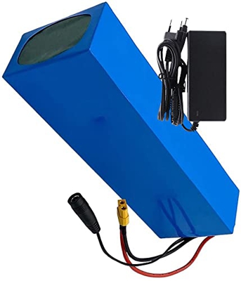 stdpcxz Batería De Bicicleta Eléctrica De 48V, Batería De Bicicleta Eléctrica De Litio De 12AH, con BMS Y Cargador, para Batería De Silla De Ruedas De