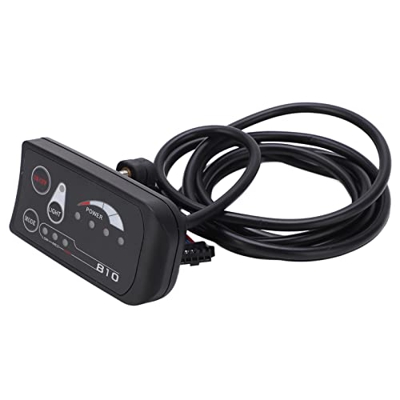 GAESHOW Panel de Pantalla LED, 36V 48V S810 Bicicleta eléctrica Panel de Control de Pantalla LED Medidor de Pantalla LED para Bicicleta eléctrica Inte