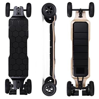 Kit de monopatín eléctrico para adultos, longboard eléctrico con control remoto, 2000W motor de doble cubo, 130KG, 50KM/H, 7 capas Maple Cruiser Skate