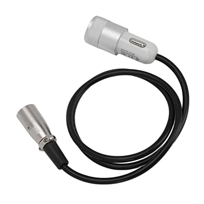 Gedourain Cargador de Scooter de Movilidad USB, Cargador de Silla de Ruedas Eléctrico de Carga Rápida Universal Resistente a los Arañazos 1 para 2 Lig