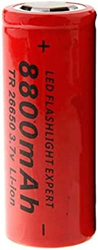 Precargado 26650 8800 Mah 3.7V Li-Ion-Akku, Wiederaufladbar Für Taschenlampe, Mikrofon, Power Bank, Projektor, Video-Türklingel, Kamera, Fernbedienung precio