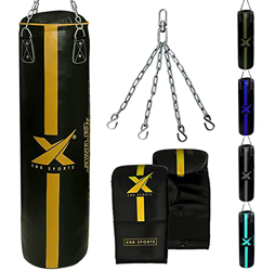 XN8 Saco de Boxeo VACÍO - Bolsa de Boxeo 4ft-5ft para Kick Boxing - MMA Muay Thai Artes Marciales Tarea Pesada Entrenamiento en oferta
