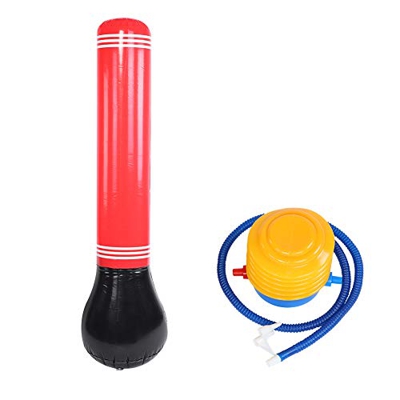 Bolsa inflable de material de PVC de alta calidad con bomba de pedal inflable para entrenamiento de patadas de boxeo