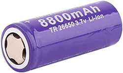 Batería de Iones de Litio de Alta Capacidad 3,7 V 26650 8800mah, cámara portátil Recargable para teléfono móvil con Linterna LED, 2 uds. precio