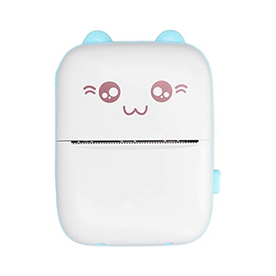 Impresora de Etiquetas Térmicas, Resolución USB de 200 Ppp, Conexión Bluetooth, Mini Impresora de Etiquetas de Bolsillo, Regalo para Niños, Impresora