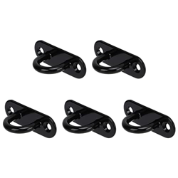 Pad Eye Plate Anti-óxido Cojinete Fuerte Gancho de Techo Eye Pad Pintura para Hornear Negro 304 Acero Inoxidable para araña de Techo 5 mm en oferta