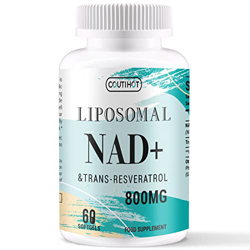 Suplemento NAD+ liposomal 500MG con trans-resveratrol 300MG - Alta absorción - 60 microgeles vegetales - Apoyo antienvejecimiento, cognitivo y energét precio