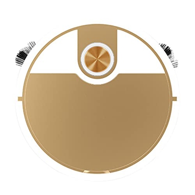 ZHOUBA Robot de barrido hogar Smart App Control remoto robot aspirador automático, fuerte succión dorado