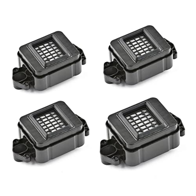 NUNUN Tapa de Impresora UV solvente, 4 Uds, Compatible con Epson XP600 TX800 DX6 DX8 DX9, Cabezal de impresión FA09050 F192040, estación de Tapa de Pl