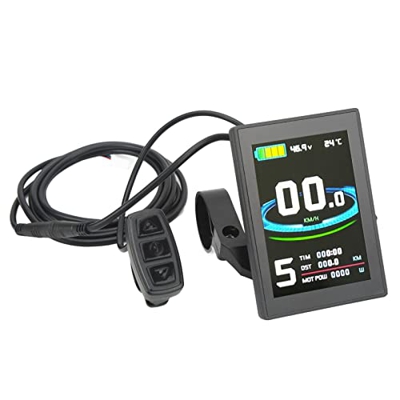 Medidor LCD de Conversión de Bicicleta, Pantalla de Bicicleta Eléctrica a Color LCD8SU Dividida para Montar