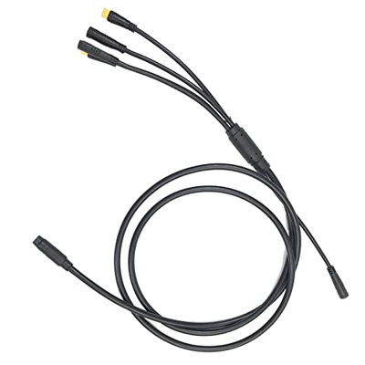 DOMELAY Conector de Cable de Extensión de Bicicletas Eléctricas Cable de Conversión de Cables