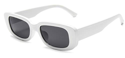 JFAN Gafas de sol Rectangulares para Mujeres Hombres Gafas pequeñas Retro con Protección UV400 de Marco Cuadrado características