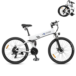KAISDA Bicicleta Eléctrica E-MTB 26" 250W Full Suspension, Shimano 21vel, Off-Road Bicicleta Eléctrica de Montaña con Batería Litio Extraíble 36 V 374 en oferta
