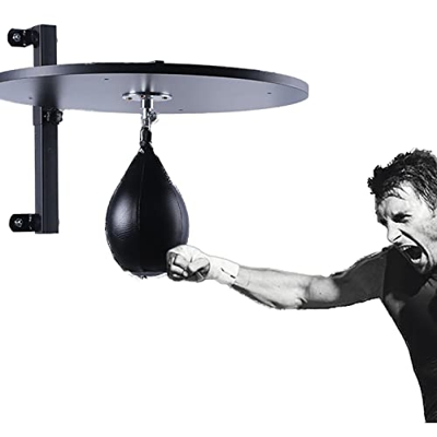 Plataforma De Bolsa De Velocidad De Entrenamiento De Boxeo, Equipo De Entrenamiento De Estante De Bola De Velocidad Colgante con Altura Ajustable, par