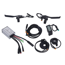 Kit de Modificación de Bicicleta Eléctrica, 36V 48V 250W 15a Controlador de Motor sin Escobillas a Prueba de Agua Más Medidor de Pantalla LCD4 Más Man precio