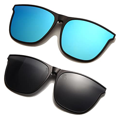 Long Keeper Gafas de Sol Polarizadas con Clip de Hombre Mujer Protección UV400 Clip Lente Gafas para Conducir Deportes en oferta