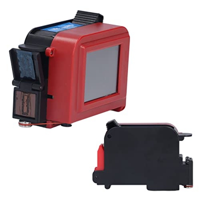 Luqeeg Mini Impresora de Inyección de Tinta, Impresora de Mano Inteligente Portátil Operación de Pantalla Táctil Máquina de Microimpresión Ajustable p