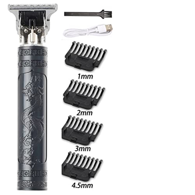 Cortapelos Cortadora de pelo eléctrica T9 USB, máquina cortadora de barba profesional, cortadora de pelo nueva recargable, afeitadora for hombre, reco