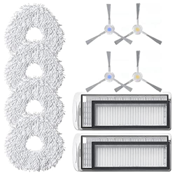 Tlilyy PañO de Mopa Reutilizable para Robot de Barrido Narwal T10 Piezas de Accesorios Mopa de Cepillo Lateral con Filtro de Microfibra características