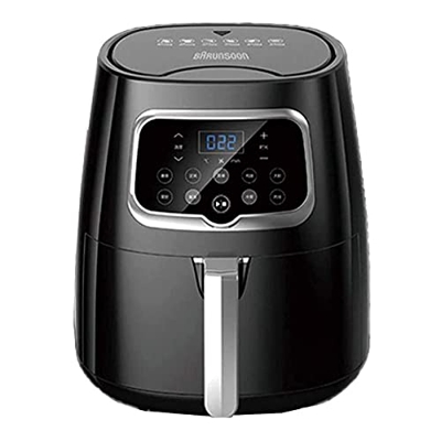 XUMOUDDIAN Freidora de Aire para Uso doméstico 1350W Control de Temperatura Inteligente Freidora de Aire eléctrica Comercial Pantalla táctil LED Digit