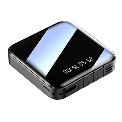 HAOTING Cargador portátil Power Bank 10000mAh con Cable Micro USB Tipo C Pantalla LED de alimentación por batería