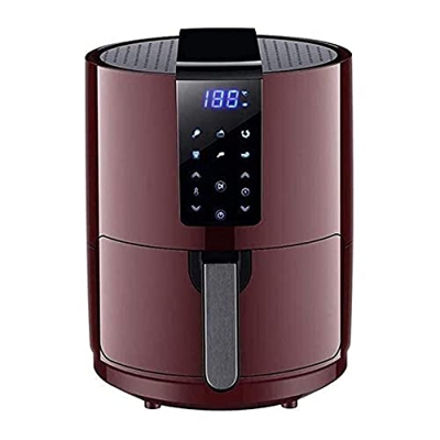 Freidora de aire para uso doméstico 3.5L LCD Control de pantalla táctil Utensilios de cocina antiadherentes Temporizador de control de temperatura aju