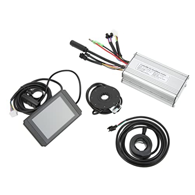 LARIAU Ebike Controller Kit, 22A Electric Square Wave Controller con LCD8H Meter 8C Assist Sensor Shifter Adecuado para Bicicleta eléctrica Scooter 50