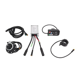 Kit de conversión de Bicicleta eléctrica de aleación de Aluminio con medidor LED880, Controlador 15A con 1 a 2 Cables Kit de modificación de Bicicleta en oferta