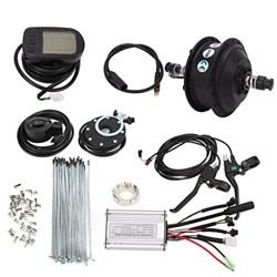 LARIAU Kit de conversión de batería de Bicicleta de 36V y 350W, Motor Giratorio de Cubo de tracción de Rueda Trasera con Controlador, Kit de Panel LCD precio