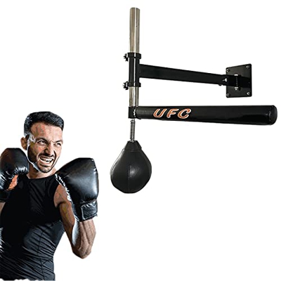 Entrenador De Velocidad De Boxeo De Montaje En Pared, Equipo De Boxeo Plegable con Una Bola De Velocidad Y Un Dispositivo De Barra De Reflejos De 360 