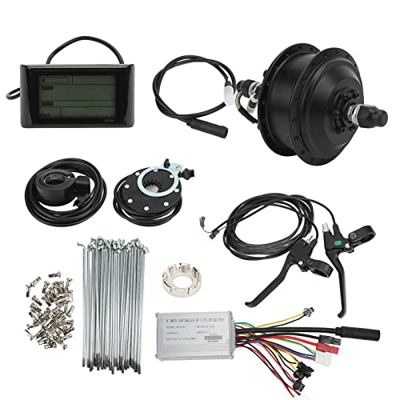 LARIAU Kit de conversión de Motor de Bicicleta eléctrica de 48V y 250W, Controlador de Bicicleta de montaña 15A con Panel LCD S900, Kit de Controlador