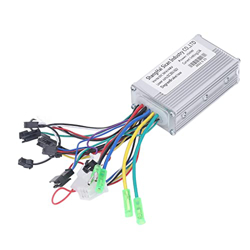 Dilwe Kit de Controlador de Motor de Bicicleta Eléctrica, 36V 48V 350W Kit de Controlador de Motor sin Escobillas de Bicicleta Eléctrica con Panel LCD en oferta