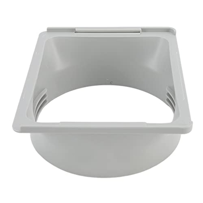PENO Adaptador de Tubo de Aire Acondicionado, Accesorio de Manguera de Escape de Aire Acondicionado Cuadrado de 5,9 Pulgadas para ReparacióN