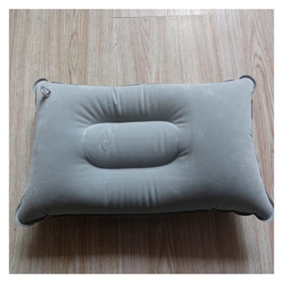 BOOJAS Ultraligero portátil Inflable CLORURO DE POLIVINILO Nylon Air Pillow Sueño Cojín Travel Dormitorio Senderismo Playa Avión Cabeza Reposacabajo S