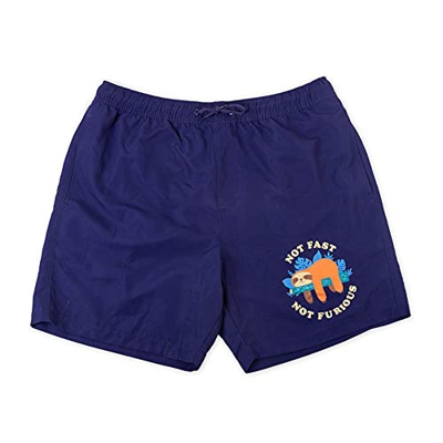 Pampling Bañador Not Fast Not Furious - Oso Perezoso - 100% Poliéster - Talla M