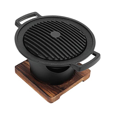 Parrillas para Barbacoa Caseras, Incluso el Calor, Ampliamente Aplicable, Pino Antiadherente, Cocina Rápida, Estufa de Barbacoa Coreana sin Humo para 