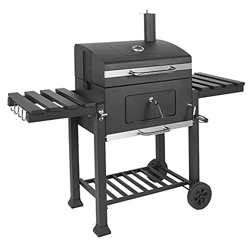 FMOPQ Portable Patio BBQ Grill Charcoal Barbecue Oven - Large Barbecue Fumigation Oven Stuffy BBQ Barbecue Portable BBQ Grill for Rack Villa Courtyard características