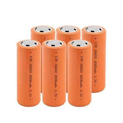 XATRF Batería de Iones de Litio 3.7v 8000mah 26650, Recargable Adecuada para Linterna Lighthouse Power Bank Teléfono móvil Laptop Cámara Radio Bluetoo