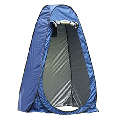 Vestuario de Carpa Simple Vestuario Espacioso para Acampar Vestuario de Vaina emergente portátil Diseño de Cremallera Doble para Exteriores en Interio