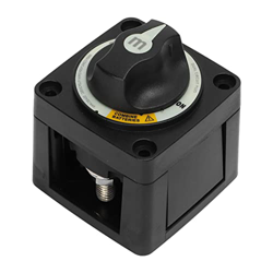 Interruptores Selectores de Batería, Interruptor de Desconexión de Batería Fiable Protección de Encendido Resistente 3 Posiciones para RV para Barco en oferta