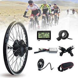 Amick Kit de conversión de Bicicleta eléctrica 36V/48V 500W Rueda de Motor de rotación Trasera Kit de conversión de Bicicleta eléctrica 20"24" 26"27.5 en oferta