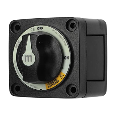 Interruptor Aislador de Batería, Interruptor Selector de Batería Protección de Encendido Resistente para RV para Barco