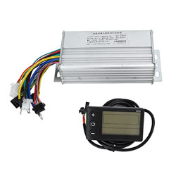 Dilwe Juego de Controlador de Bicicleta Eléctrica, Controlador de Velocidad de Motor a Prueba de Agua de 1000 W con Panel de Pantalla LCD S866 para Sc características