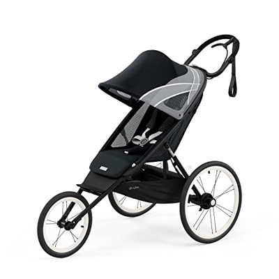 Cybex Cochecito Jogger Stroller AVI One Box con chasis y paquete de asiento, De 6 meses a 4 años aprox., Máx. 111 cm y 22 kg, Silla de paseo multidepo