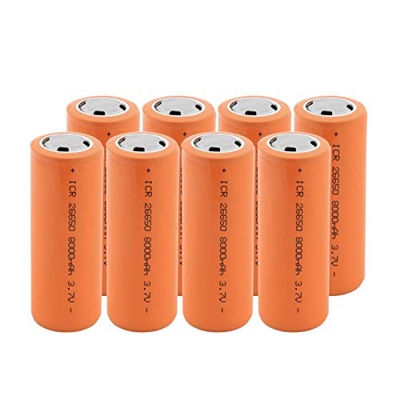 XATRF Batería de Iones de Litio 3.7v 8000mah 26650, Recargable Adecuada para Linterna Lighthouse Power Bank Teléfono móvil Laptop Cámara Radio Bluetoo