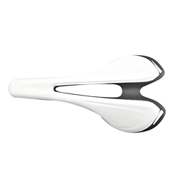 AODEA Asiento de Cuero Laminado de Fibra de Carbono Completo No EstáNdar Ultraligero Asiento de Bicicleta de Carretera de MontañA Asiento de Prepucio  en oferta